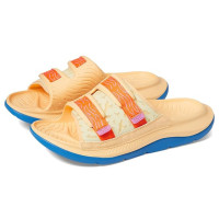 Hoka Ora Luxe бежевые тапочки слайдеры