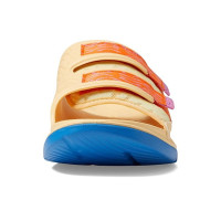 Hoka Ora Luxe бежевые тапочки слайдеры
