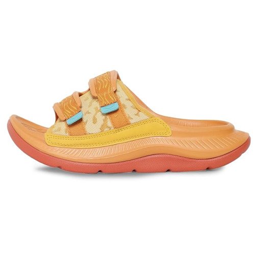 Hoka Ora Luxe 1134150-GYDS бежевые тапочки слайдеры
