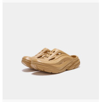 Hoka Ora Recovery Mule 1147951-WHTW бежевые тапочки слайдеры