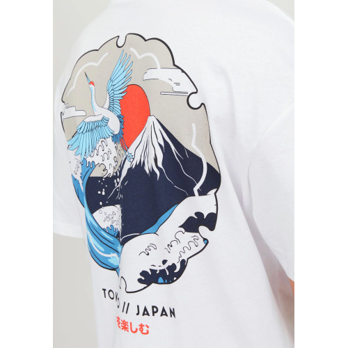 Мужская белая футболка Jack&Jones Tokio оригинал