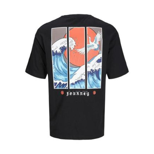 Мужская черная футболка Jack&Jones Tokio оригинал