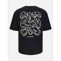 Мужская черная футболка Jack&Jones Evolve or repeat оригинал