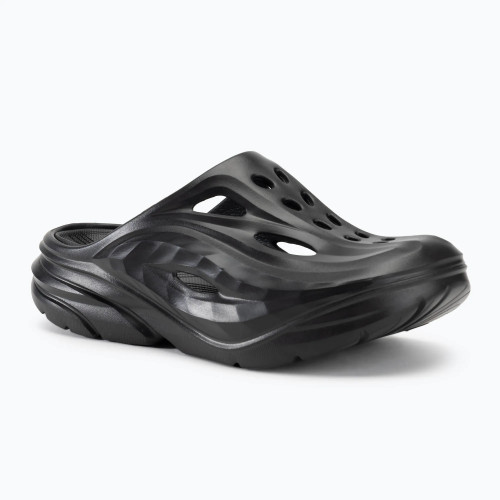 Hoka Ora Recovery Mule 1147951 black/black черные тапочки слайдеры