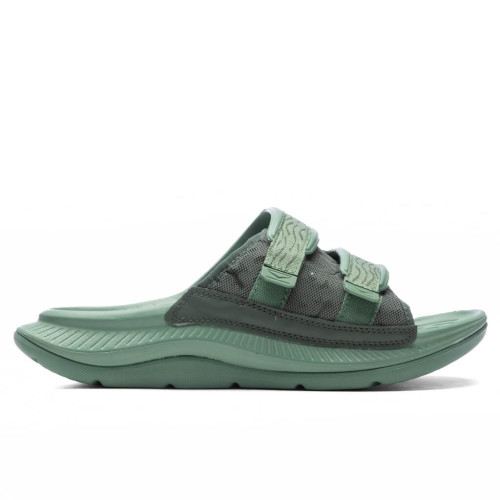 Hoka Ora Luxe 1134150-TLFR хаки тапочки слайдеры