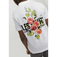 Мужская белая футболка Jack&Jones les fruits back print  оригинал