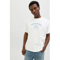 Мужская белая футболка Jack&Jones JPRBLUJOSHUA оригинал