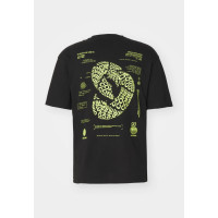 Мужская черная футболка Jack&Jones JCOCHAIN оригинал