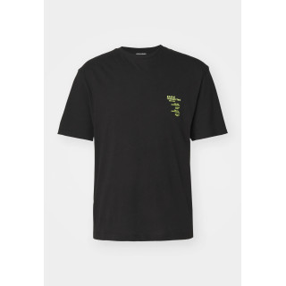 Мужская черная футболка Jack&Jones JCOCHAIN оригинал