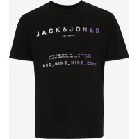 Мужская черная футболка Jack&Jones оригинал
