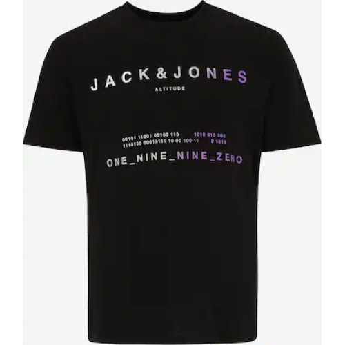 Мужская черная футболка Jack&Jones оригинал