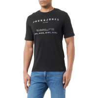 Мужская черная футболка Jack&Jones оригинал