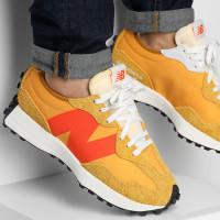 New Balance 327 u327va мужские бежевые кроссовки  