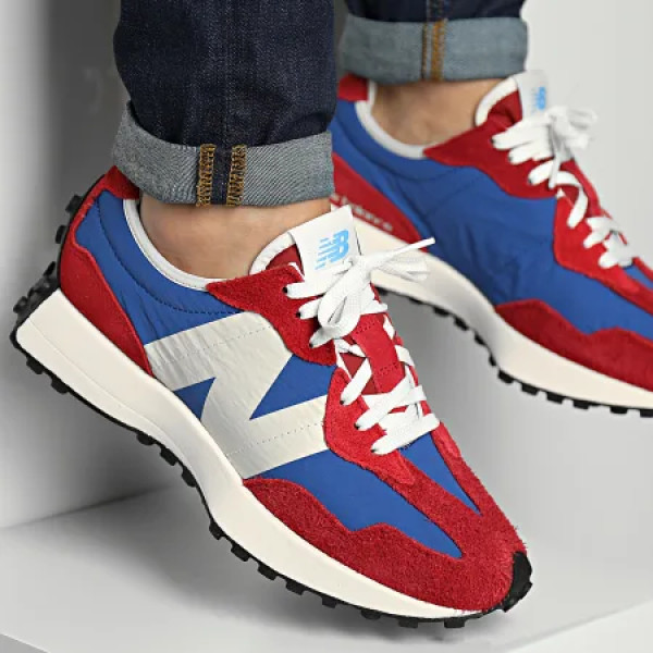 New Balance 327 MS327CH мужские бежевые кроссовки  