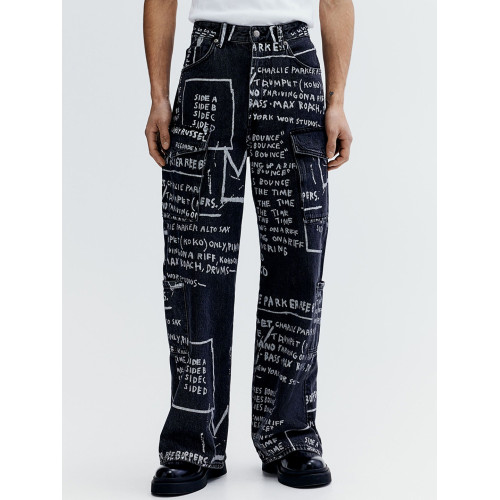 Мужские джинсы H&M Bootcut Loose Cargo багги