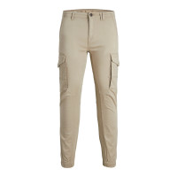 Jack&Jones светлые котоновые мужские карго штаны JJIPAUL 