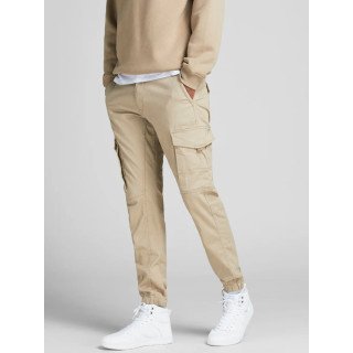 Jack&Jones светлые котоновые мужские карго штаны JJIPAUL 