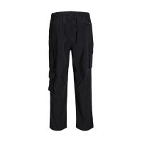 Jack&Jones черные котоновые мужские карго штаны широкие 
