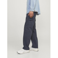 Jack&Jones синие котоновые мужские широкие джинсы штаны 