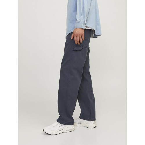 Jack&Jones синие котоновые мужские широкие джинсы штаны 