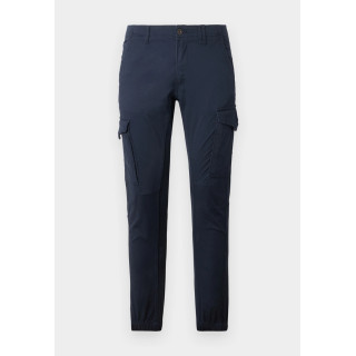 Jack&Jones синие котоновые мужские карго штаны узкие
