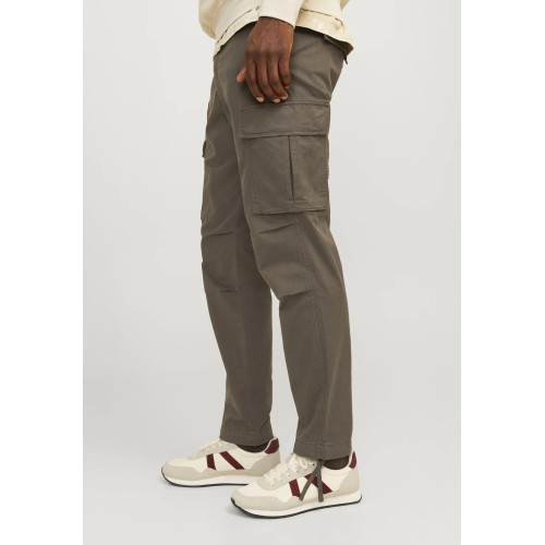 Jack&Jones темные котоновые мужские карго штаны JPSTACE 