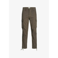 Jack&Jones темные котоновые мужские карго штаны JPSTACE 