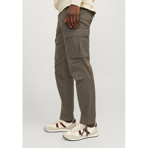 Jack&Jones темные котоновые мужские карго штаны JPSTACE 