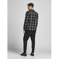 Jack&Jones черные котоновые мужские карго штаны Jjiace Jjdex 