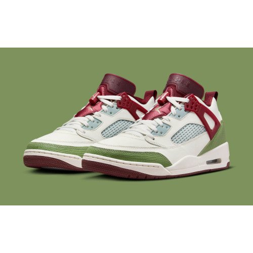 Jordan Spizike Low FJ6372-100 белые кожаные кроссовки