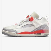 Jordan Spizike Low "PSG" HF8827-100 белые кожаные кроссовки