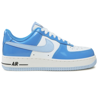 Nike Air Force 1 07 FJ4801-400 белые лаковые кроссовки форсы