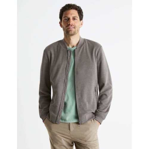 Куртка короткая мужская celio серая Бомбер