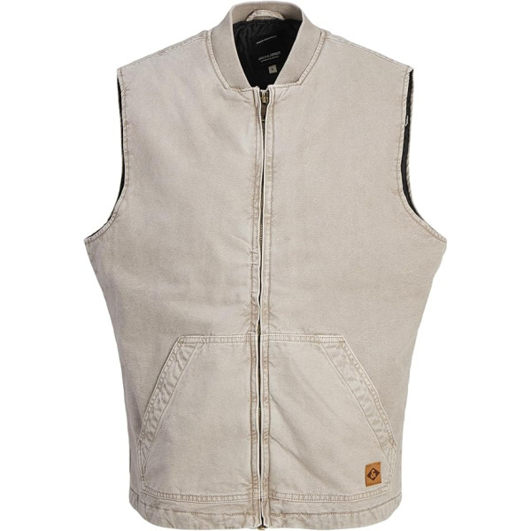 Мужское джинсовая жилетка JACK & JONES светлая jjidave