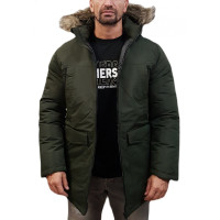Куртка парка Jack&Jones зеленая зимняя куртка