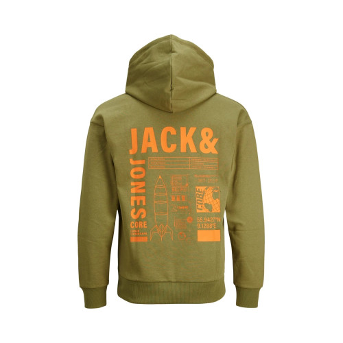 Мужское худи Jack & Jones Jcounseen с принтом на спине