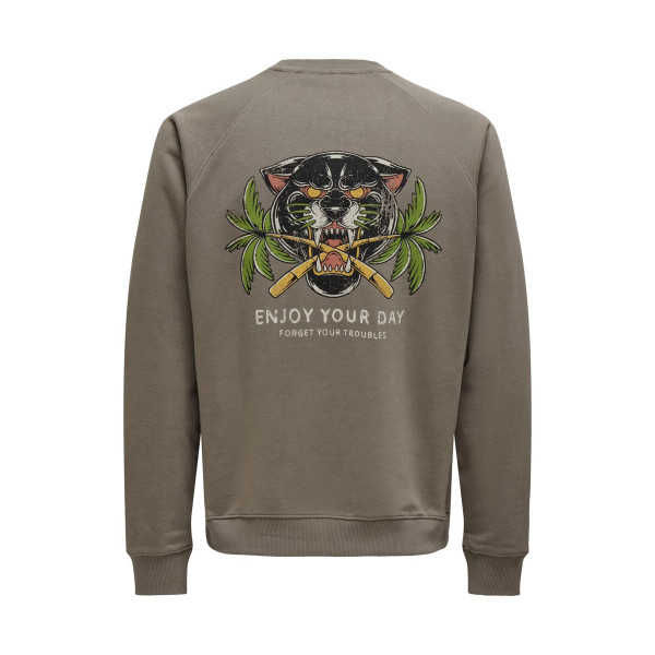 Only&Sons оверсайз толстовка с принтом на спине