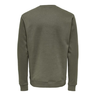 Only&Sons толстовка мужская на флисе хаки