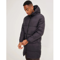Куртка длинная мужская JACK & JONES JJEHERO c капюшоном синяя