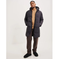 Куртка длинная мужская JACK & JONES JJEHERO c капюшоном синяя