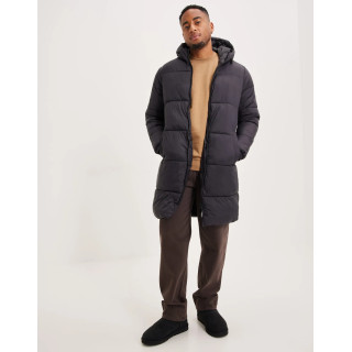 Куртка длинная мужская JACK & JONES JJEHERO c капюшоном синяя
