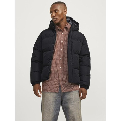 Мужская короткая черная куртка Jack & Jones BRADLEY