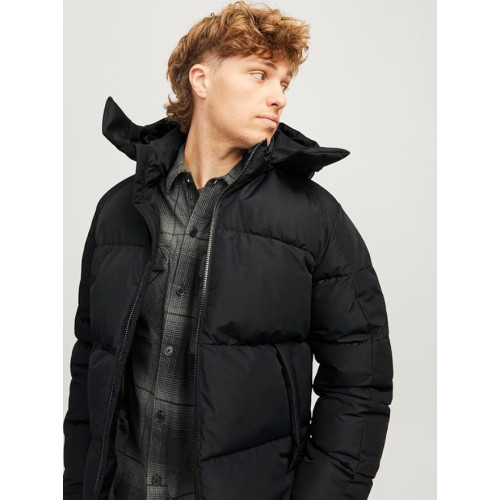 Мужская короткая черная куртка Jack & Jones Jcoaero