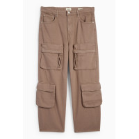 C&A карго джинсы бежевые мужские штаны Cargo jeans - baggy fit