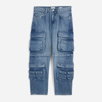 C&A карго джинсы синие мужские штаны Cargo jeans - baggy fit