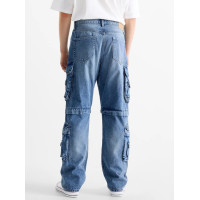 C&A карго джинсы синие мужские штаны Cargo jeans - baggy fit