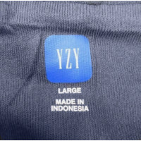 Худи Yeezy x Gap Zip Up синяя мужская кофта на змейке