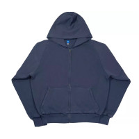 Худи Yeezy x Gap Zip Up синяя мужская кофта на змейке