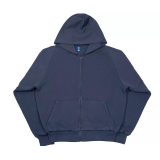 Худи Yeezy x Gap Zip Up синяя мужская кофта на змейке