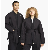 Nike кимоно + жилетка DR0099-010 2 в 1 куртка черная унисекс